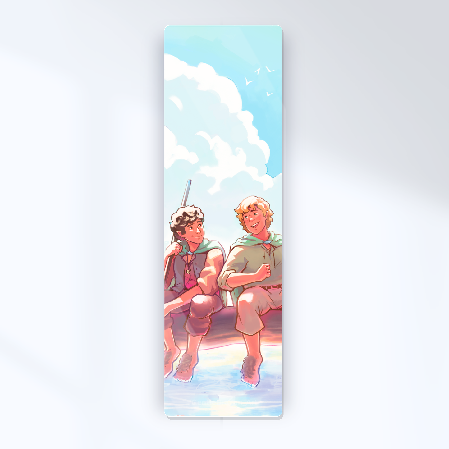 Sam and Frodo | Lord of the Rings Metal Bookmark