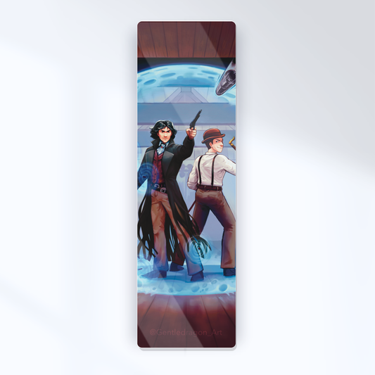 Wax and Wayne | Mistborn Era 2 Metal Bookmark